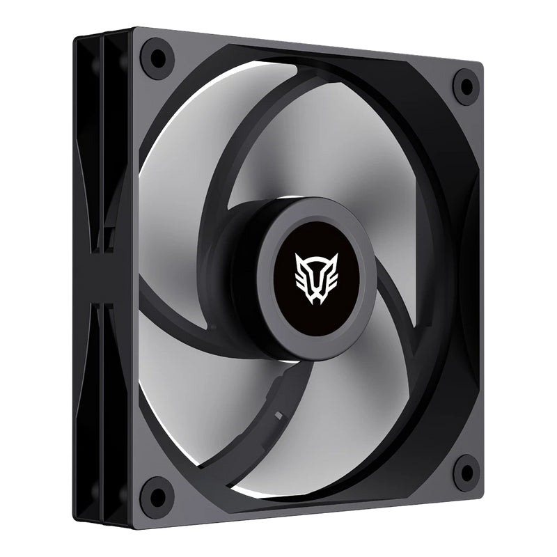 Balam Rush Eolox Glaziar EXG77 Gabinete de la computadora Ventilador 12 cm Negro 1 pieza(s), 0 RPM, 2000 RPM