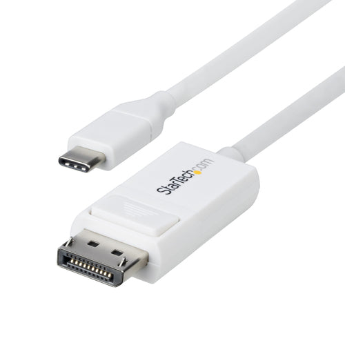 StarTech.com Cable USB C a DisplayPort 1.2 4K 60Hz de 2m - Adaptador de Vídeo Bidireccional DP a USB Tipo C - HDR - para