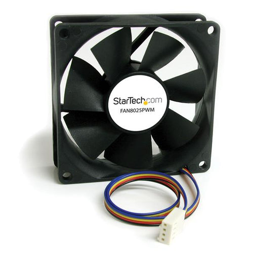 StarTech.com Ventilador Fan para Chasis Caja de Ordenador PC Torre - 80x25mm - Conector PWN Sistemas de refrigeración pa