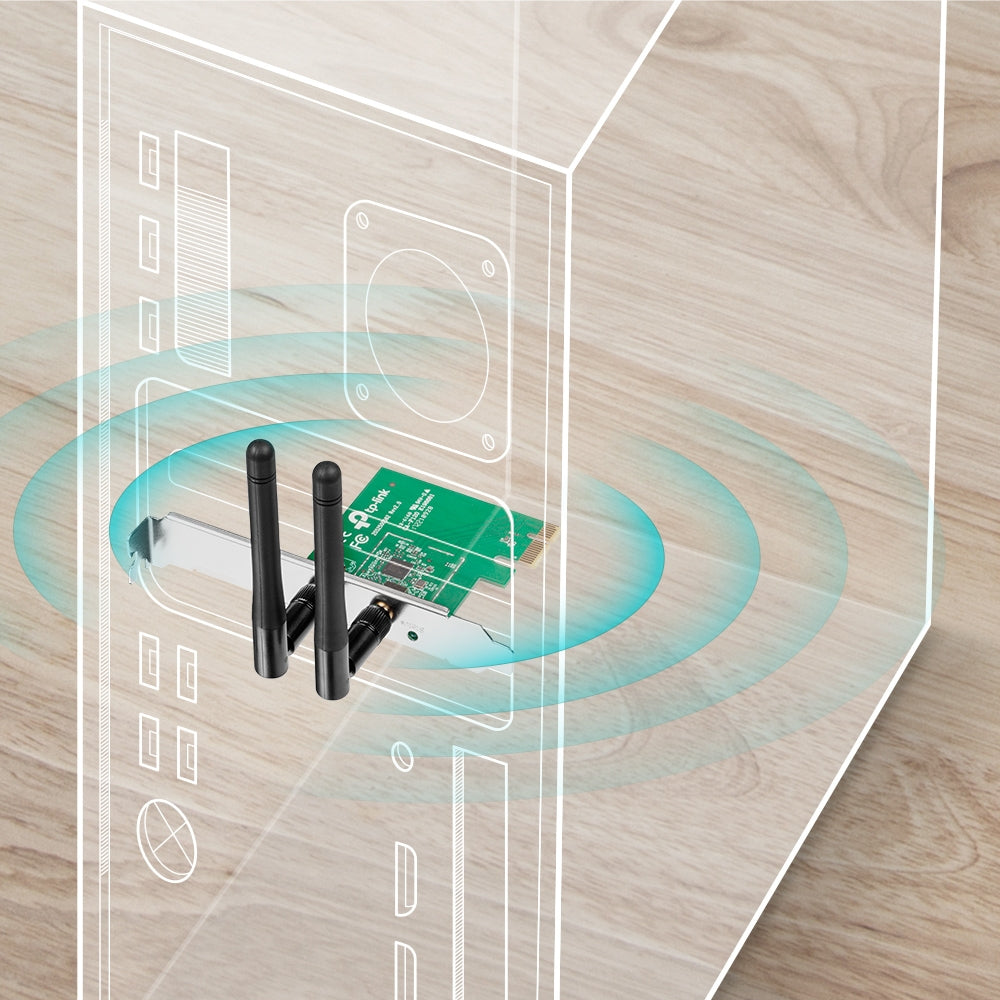 TP-Link TL-WN881ND tarjetas de red Inalámbrico PCI Express WLAN 300 Mbit/s