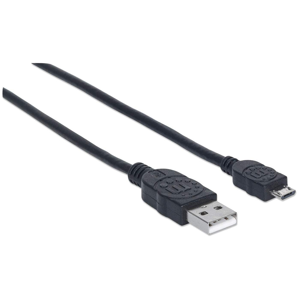 Manhattan Cable para Dispositivos USB Micro-B de Alta Velocidad Cable USB 2.0 USB A Micro-USB B Macho/Macho