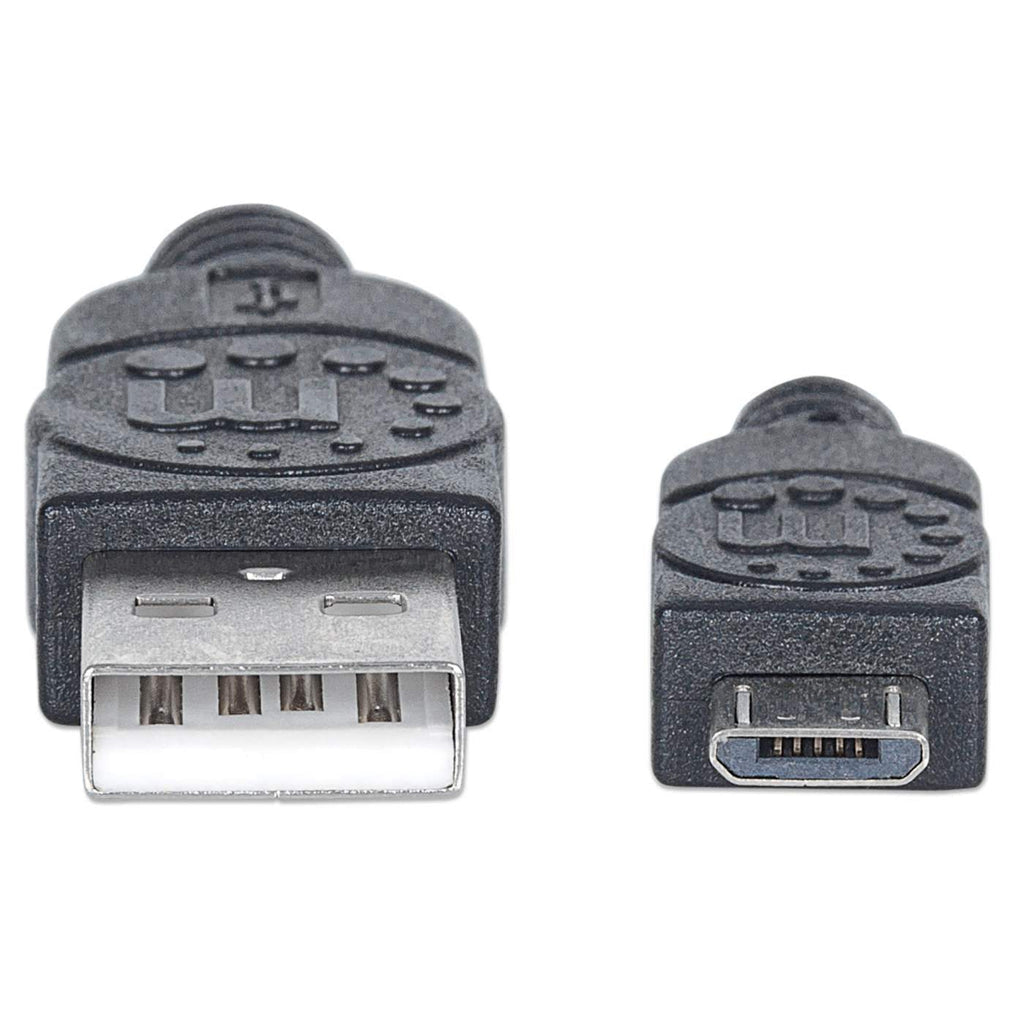 Manhattan Cable para Dispositivos USB Micro-B de Alta Velocidad Cable USB 2.0 USB A Micro-USB B Macho/Macho