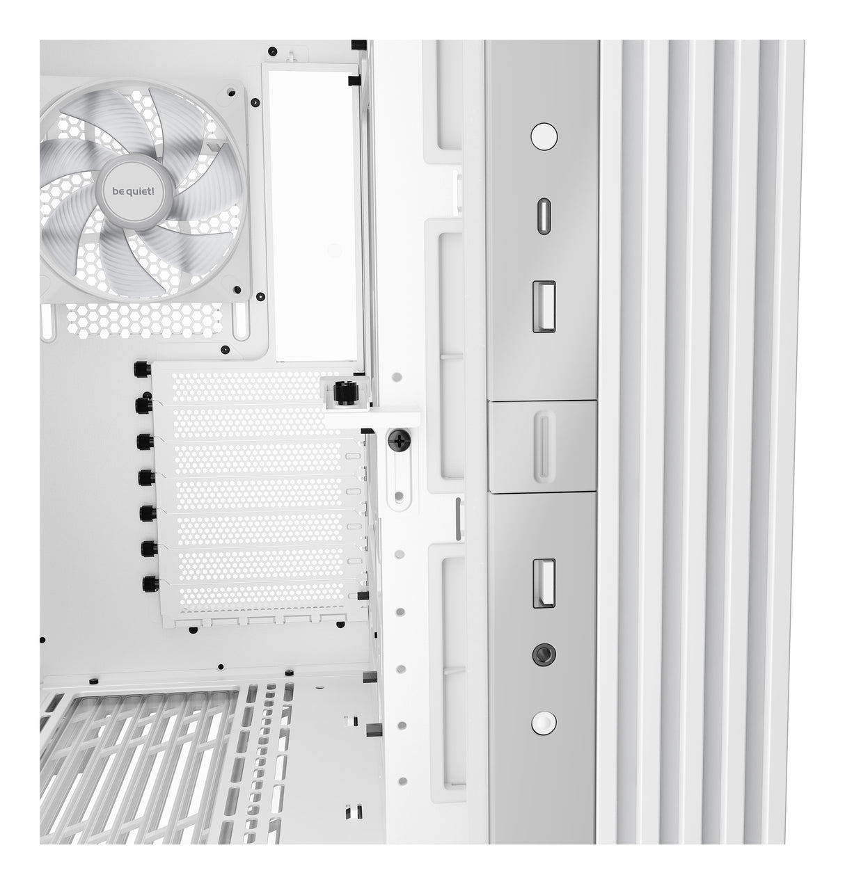 be quiet! LIGHT BASE 600 LX White carcasas ordenador Midi Tower PC Blanco ATX, micro ATX, Mini-ITX