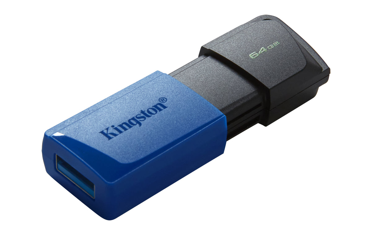 Kingston Technology 64GB USB3.2 Gen 1 DataTraveler Exodia M (Negro + Azul) Memoria Flash 64 GB USB tipo A 3.2 Gen 1 (3.1 Gen 1) Deslizar