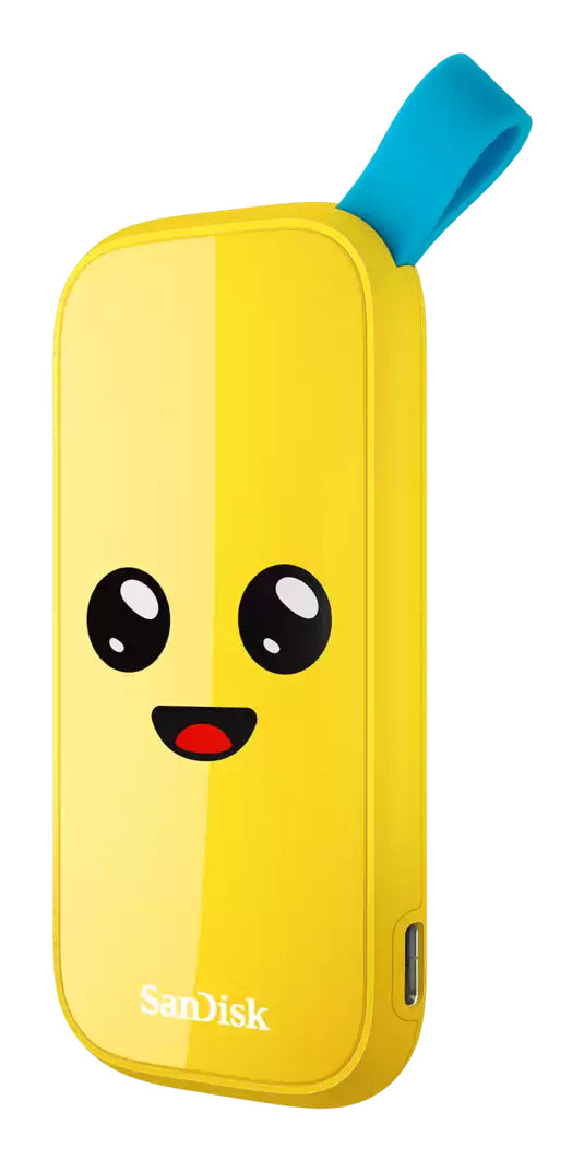 SanDisk SDSSDE30-1T00-G25F unidad externa de estado sólido 1 TB USB Tipo C 3.2 Gen 2 (3.1 Gen 2) Amarillo, 800 MB/s
