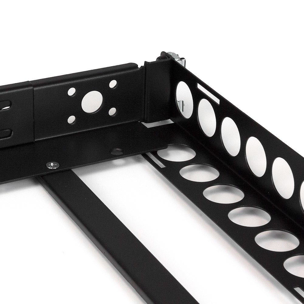 StarTech.com Carriles para Rack de Servidores 1U Universales - Carriles con Profundidad Ajustable para Armario Rack de 19" Rack Carril de rack Negro Acero 25 kg