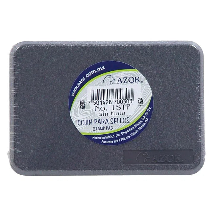 Cojin Azor Sello Plastico 1 Sin Tinta - 1Stp FullOffice.com