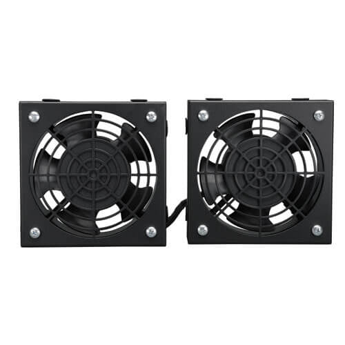 Tripp Lite SRFANWM Juego de Ventilador de Techo SmartRack para Instalación en Pared, 2 ventiladores de alto rendimiento