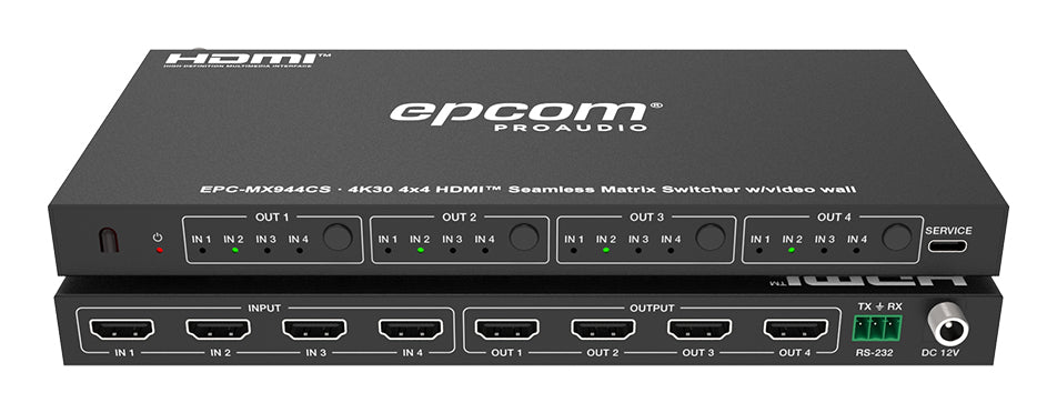 Epcom EPC-MX944CS matriz de conmutación Matriz de conmutación AV 3,6 W