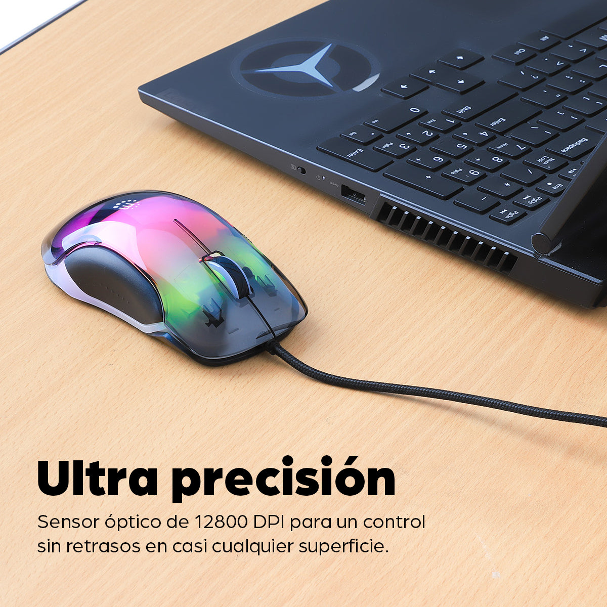 Manhattan 190381 Ratón 1 Vertical Universal USB tipo A
