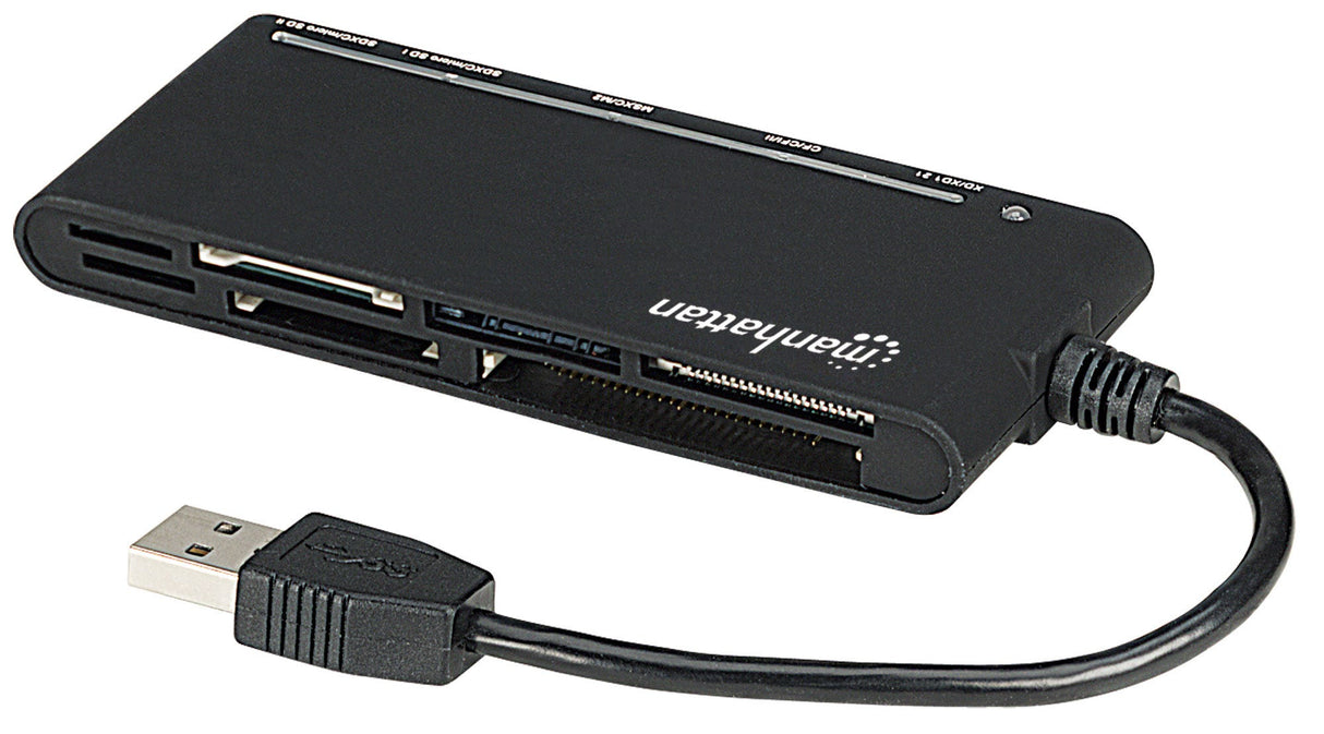 Manhattan 101653 lector de tarjetas 5000 Mbit/s Negro Si Poder, Estado