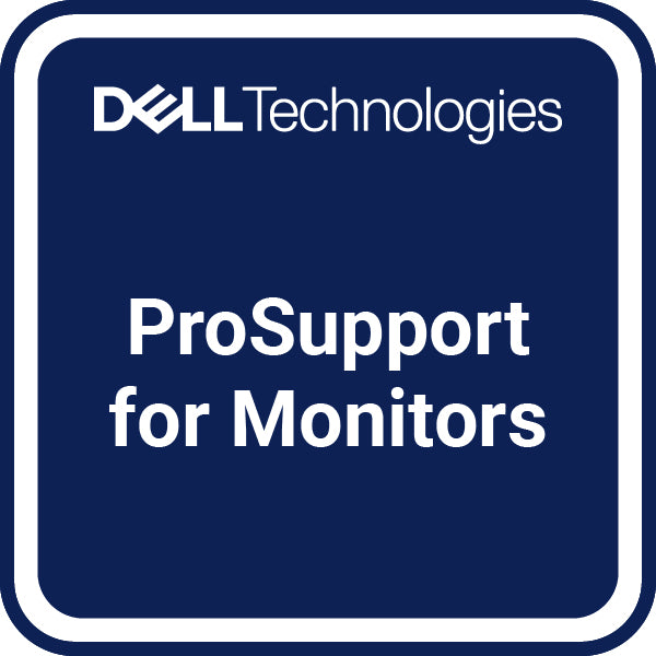 DELL 3Y Adv Ex to 5Y ProSpt Adv Ex extensiones de la garantía ProSupport for monitors Piezas y mano de obra 24x7x365 5 año(s)