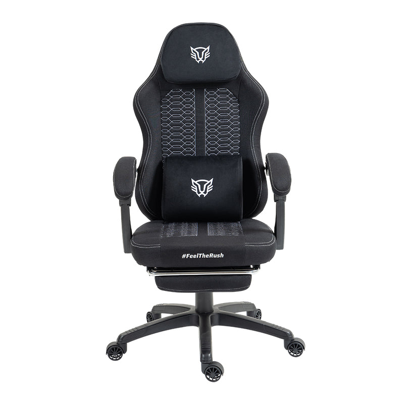 Balam Rush BR-940641 silla para videojuegos Silla universal para juegos Asiento acolchado tapizado Negro, 120 kg, Respal