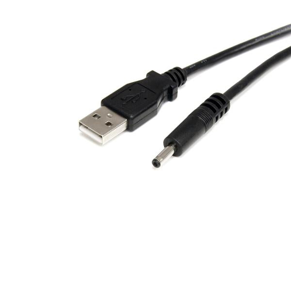 StarTech.com Cable Adaptador de Alimentación de 90cm USB a Conector Coaxial Tipo H 5V DC - Macho a Macho, Barrel type H