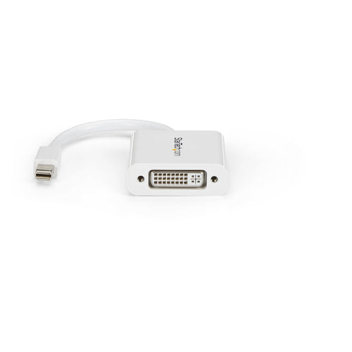 StarTech.com Adaptador Vídeo Mini DisplayPort Mini DP a DVI-I - Conversor Pasivo - 1920x1200 - Blanco Adaptadores de cab