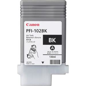Canon PFI-102BK Cartucho de Tinta Tinta a base de pigmentos iPF500/iPF600/iPF700 1 pieza(s) Original
