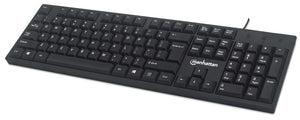 Manhattan 179324 Teclado Oficina Alámbrico USB Interruptor mecánico