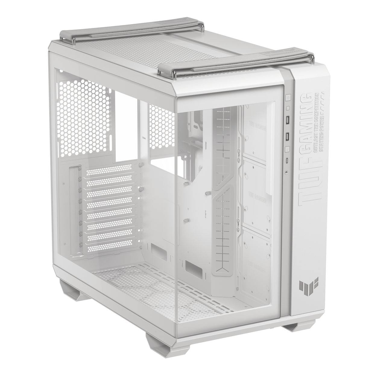 ASUS TUF Gaming GT502 Horizon carcasas ordenador Midi Tower PC Blanco ATX, micro ATX, Mini-ITX