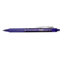 Bolígrafo Pilot Frixion Clicker Borrable Retráctil Color Morado Caja C/12 Pzas