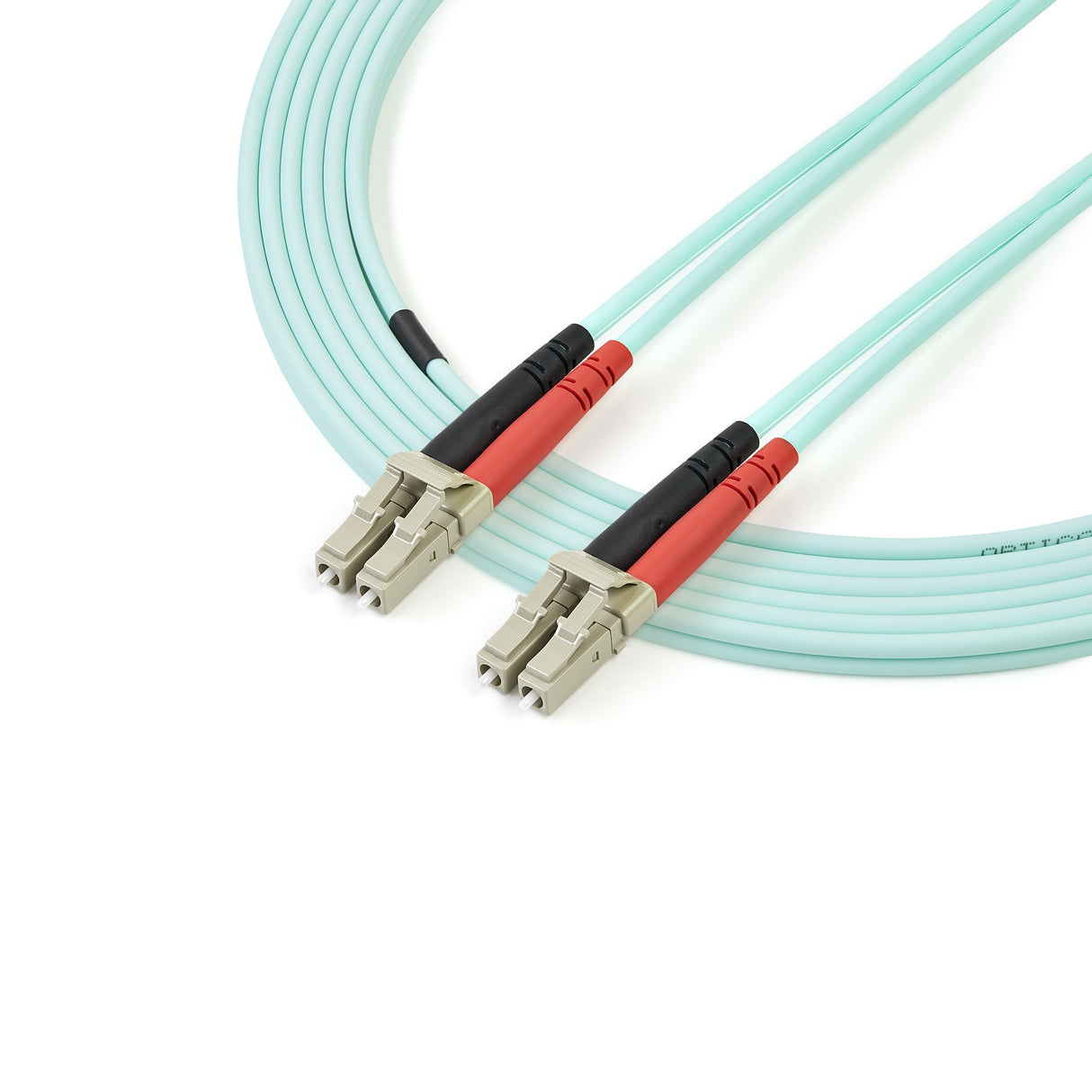 StarTech.com Cable de 3m de Fibra Óptica Multimodo OM3 LC a LC UPC - Full Duplex 50/125µm - para Redes de 100G - LOMMF/VCSEL - Pérdida Baja al Insertar <0.3dB - Cable LSZH Cable 3 m OM3 LC LC