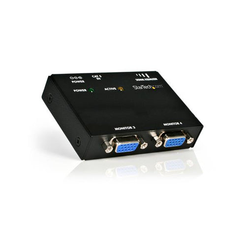 StarTech.com VGA over Cat5 Receiver Receptores AV Negro 104 mm 220 mm