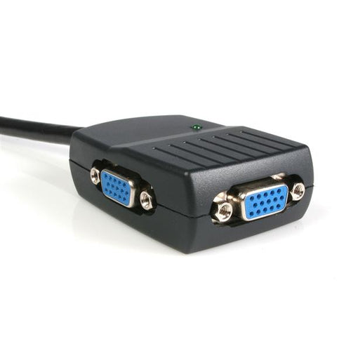 StarTech.com Duplicador Divisor de Vídeo VGA 2 puertos Compacto Alimentado por USB - Cable Splitter Divisores de vídeo 2