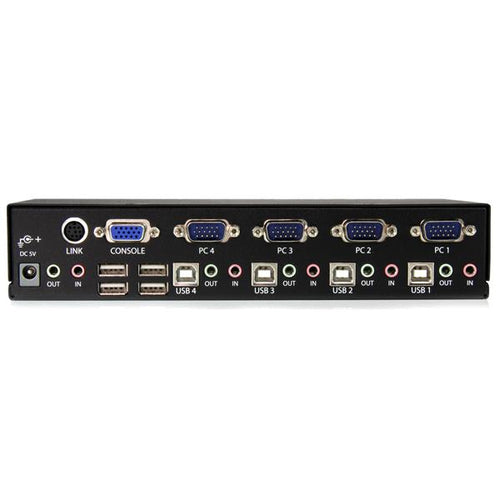 StarTech.com 4 Port StarView USB KVM Interruptores KVM 4 USB 1920 x 1440 Pixeles