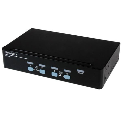 StarTech.com 4 Port StarView USB KVM Interruptores KVM 4 USB 1920 x 1440 Pixeles