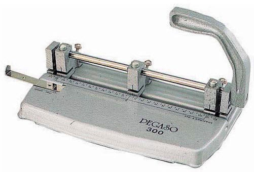 Pegaso 300 perforador de papel Gris
