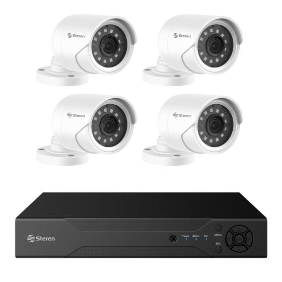 Steren CCTV-948/HDD cámara de vigilancia Bala (forma) Cámara de seguridad CCTV Interior 1920 x 1080 Pixeles Techo/pared