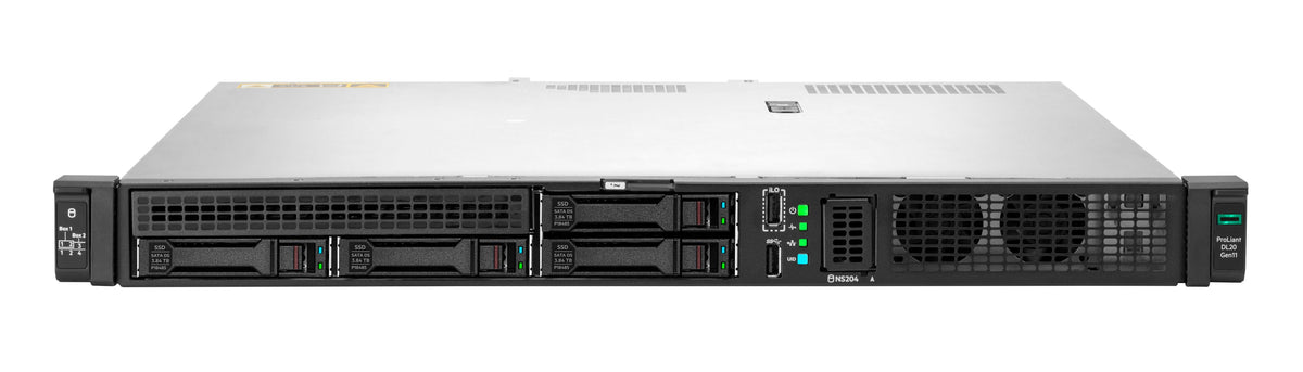HPE ProLiant DL20 Gen11 6325P 3.5GHz 4c 1P 1x32GB-U 4SFF 2x480GB SSD 1x500W PS LA Server Servidores Intel® Xeon® Intel 3