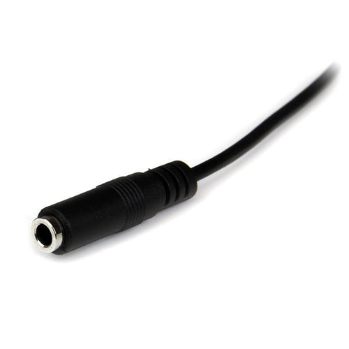 StarTech.com Cable de 2m de Extensión Alargador de Auriculares Mini-Jack 3,5mm Estéreo Macho a Hembra - Delgado Cables d