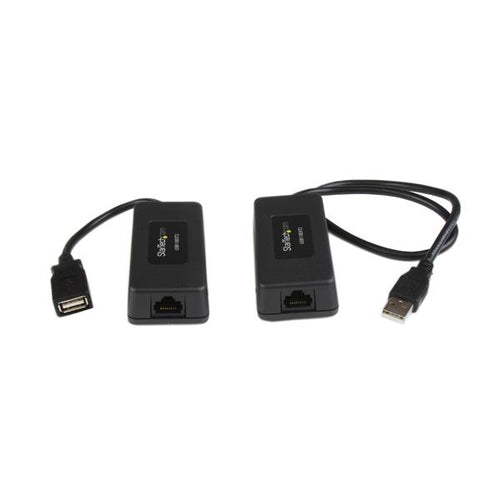 StarTech.com Extensor 1 puerto USB 1.1 por cable Ethernet Cat5 Cat6 UTP RJ45 40m de alcance rango Ampliadores de red Tra