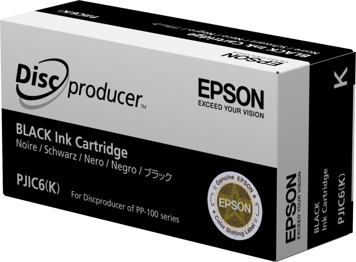 Epson Cartucho Discproducer negro Cartucho de Tinta Tinta a base de pigmentos Impresión por inyección de tinta 1 pieza(s) Original