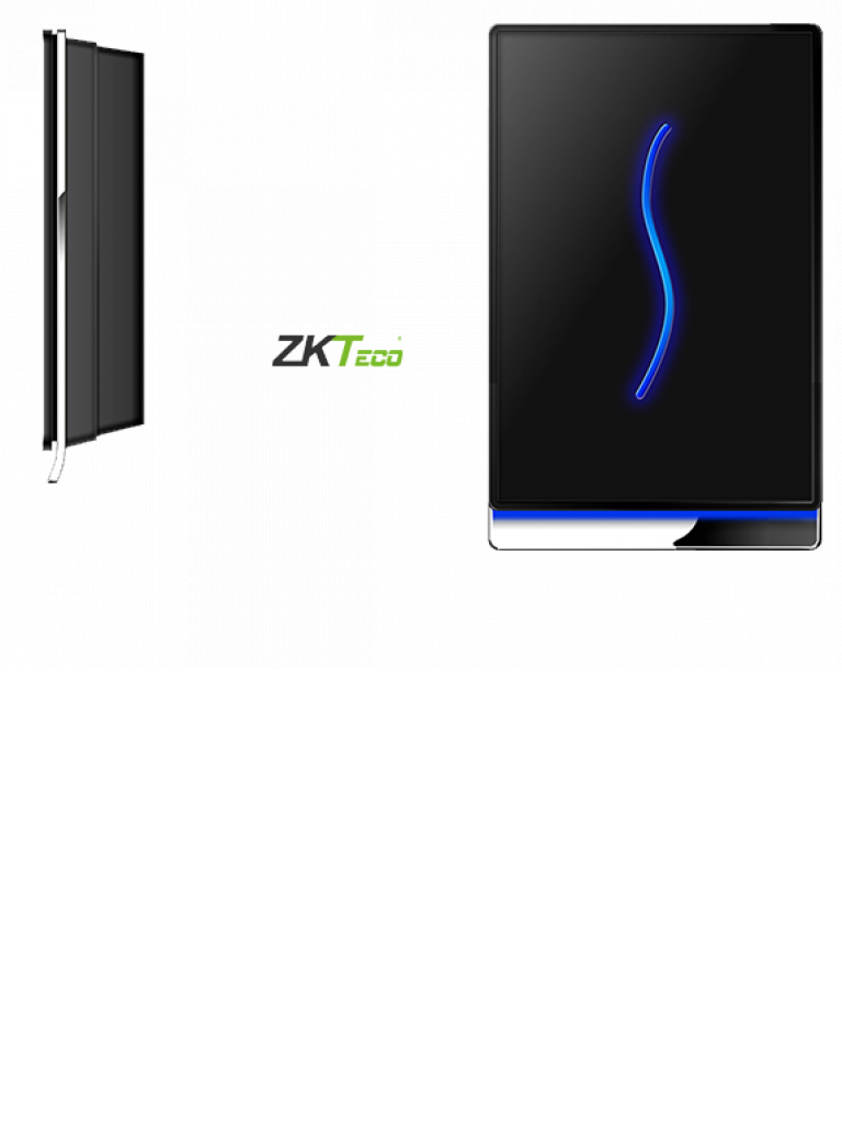 Control de Acceso ZKTECO SCR100 - ID 125 Khz / 30000 Usuarios / 50000 Registros / 12VDC