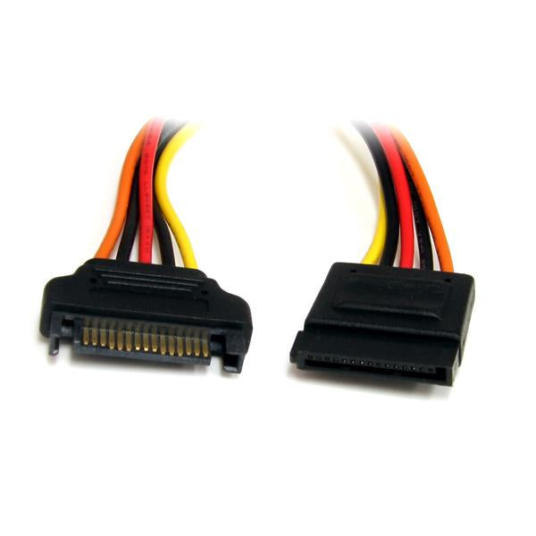 StarTech.com Cable de 30cm de Extensión de Alimentación Corriente SATA - 15 pines Cable 0,305 m SATA de 15 pines SATA de 15 pines Macho