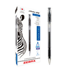 Zebra 8600 bolígrafo de gel Ambidextro Si Bolígrafo de gel con tapa Negro