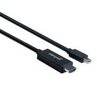 Manhattan Cable Mini Display Port a HDMI 4K 1 Mt, 60 Hz, Negro