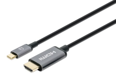 Manhattan Cable USB C a HDMI V3.1 2 Mts 4K, Macho a Macho