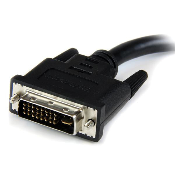 StarTech.com Adaptador Conversor de 20cm DVI-I a VGA - DVI-I Macho - HD15 Hembra - Cable Convertidor Negro Cable Níquel 0,203 m DVI-I VGA
