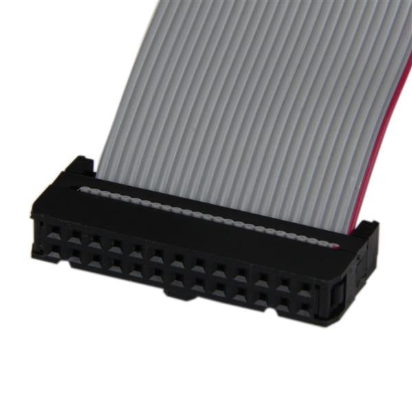 StarTech.com Adaptador de 40cm Header Cabezal Bracket Paralelo Perfil Bajo DB25 a IDC26 Pines Placa Base Cable DB-25 25 pin D-Sub IDC 26 pin Motherboard Header Hembra Hembra
