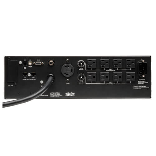 Tripp Lite SU3000RTXLCD3U UPS de Doble Conversión de 120V 3000 VA 2.7kW - 9 Tomacorrientes, Autonomía Extendida, Ranura