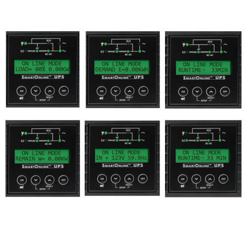Tripp Lite SU3000RTXLCD3U UPS de Doble Conversión de 120V 3000 VA 2.7kW - 9 Tomacorrientes, Autonomía Extendida, Ranura