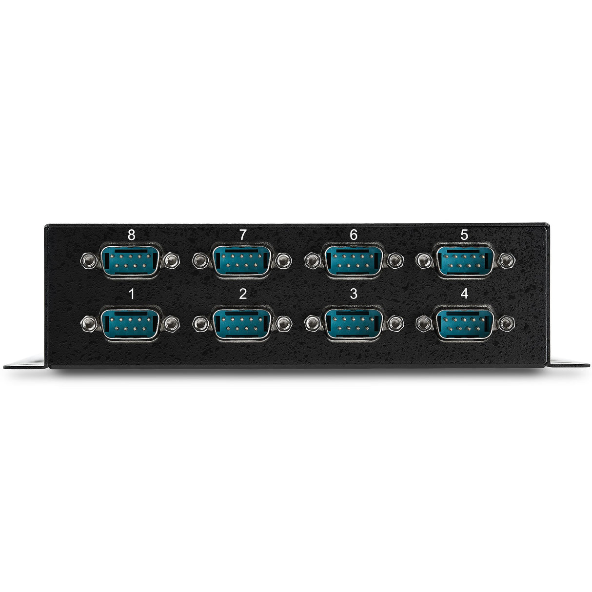 StarTech.com Adaptador Hub Concentrador USB a 8 Puertos Serie RS232 Industrial Montaje en Pared Riel DIN hubs de interfaz USB 2.0 Type-B De serie 8 8