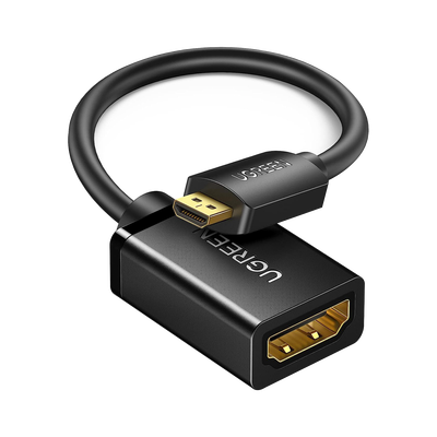 Ugreen 15844 cable HDMI 0,22 m HDMI tipo A (Estándar) HDMI tipo D (Micro) Negro