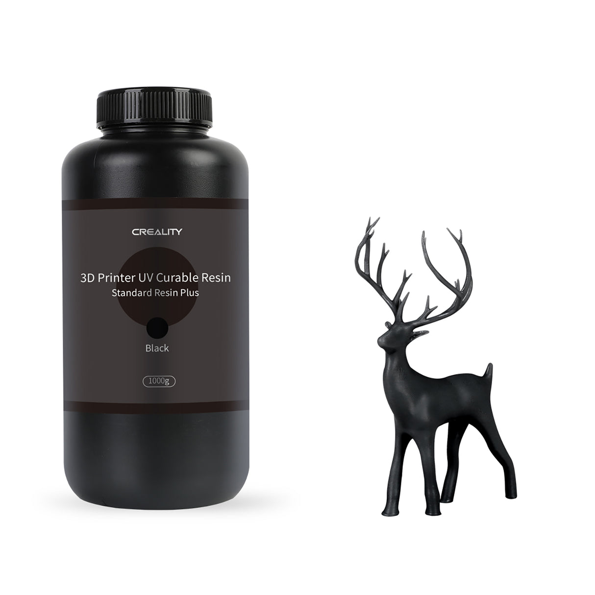 Resina Creality Lcd Estándar Plus 1Kg Color Negro FullOffice.com