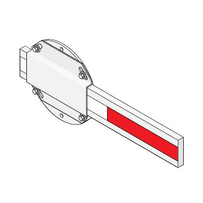 Dks Doorking Mástil de Barrera Vehicular / Madera Resistente / 14 ft (4.26 m) 1601-348
