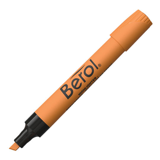 RESALTADOR BEROL NARANJA C/12