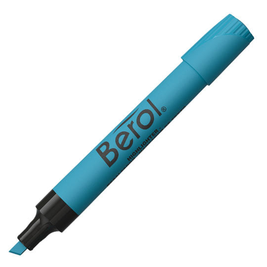 RESALTADOR BEROL AZUL C/12