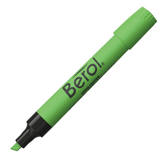 RESALTADOR BEROL VERDE C/12